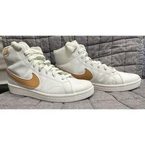 Nike Court Royale 2 Mid, White Cognac, CQ9179-103, Men’s Size 10